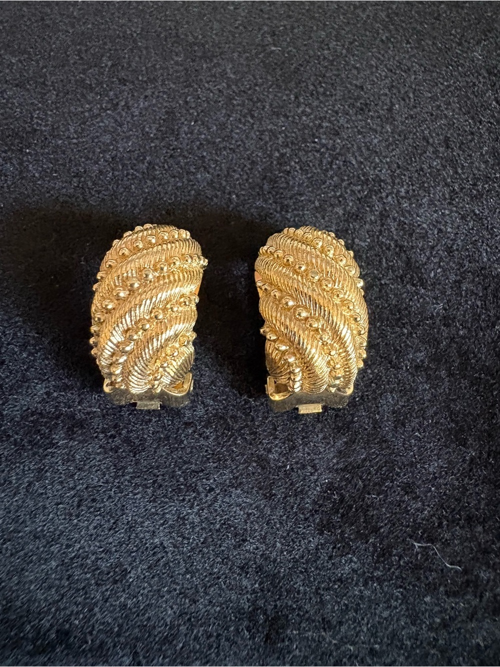 Vintage Christian Dior Clip-On Earrings
